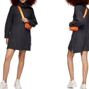 Topshop - Knit Turtleneck Dress